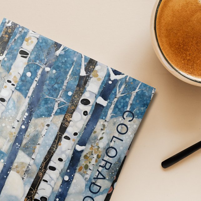 Azulejo Personalizado Blue Aspen Forest Colorado (Subido por el creador)