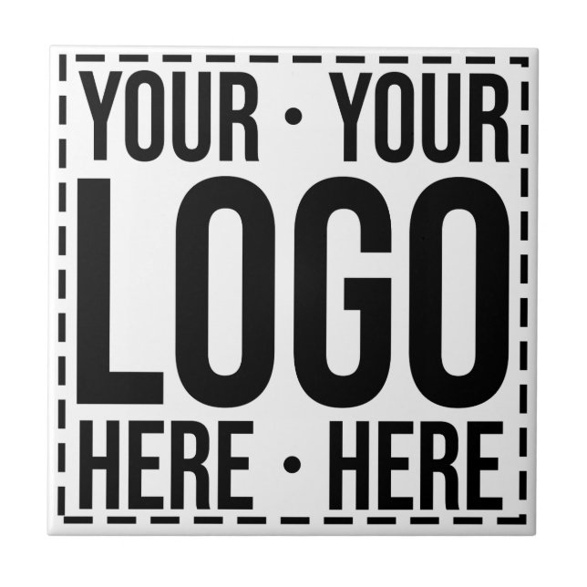 Azulejo Personalizado Business Logo Empresa Corporativa Gu (Frente)