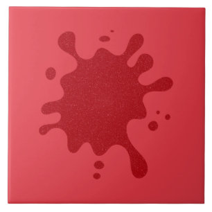 Azulejo Personalizado de espoleta roja de tomate Tile cerá