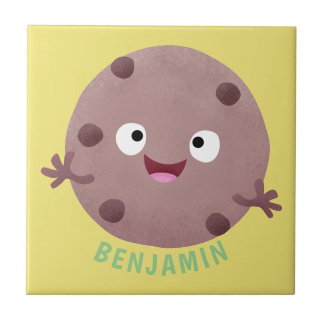 Azulejo Personalizado de galleta de chocolate inteligente (Frente)