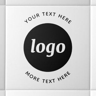 Azulejo Personalizado de logotipos simples para empresas d