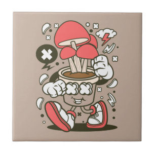 Azulejo Personalizado de personajes de hongos de Guay Pott
