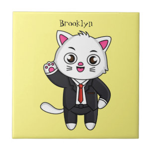 Azulejo Personalizado de traje de negocios