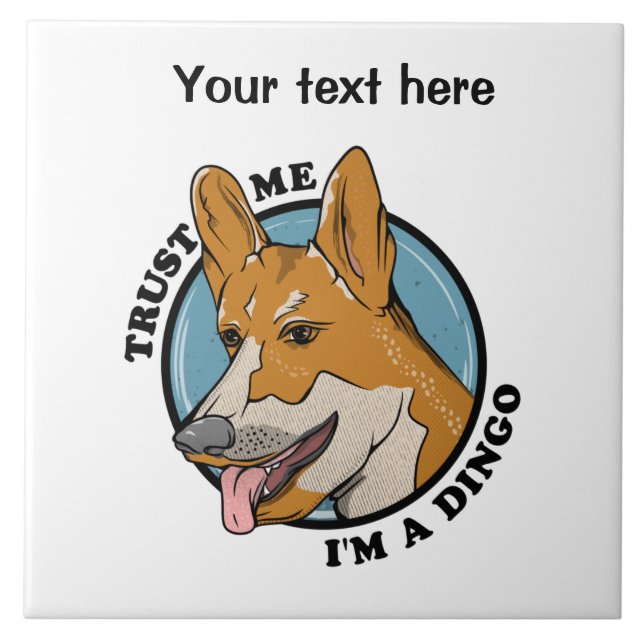 Azulejo Personalizado Dingo (Frente)