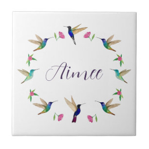 Azulejo Personalizado Hummingbird