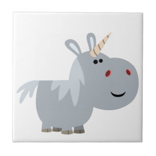 Azulejo Personalizado inescrutable Unicorn Tile