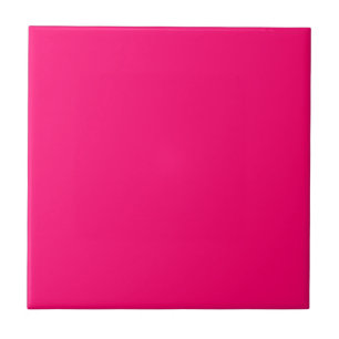 Azulejo Personalizado Neon Pink Ceramic Tile - Bulk for Ev