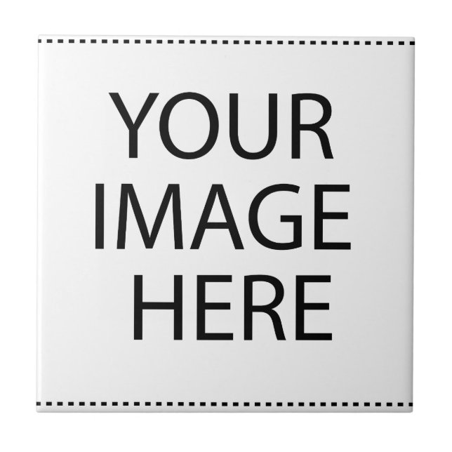 Azulejo Personalizado personalizado de su propia foto (Frente)
