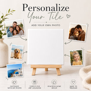 Azulejo Personalizar Agregar nombre Foto o Obra de arte