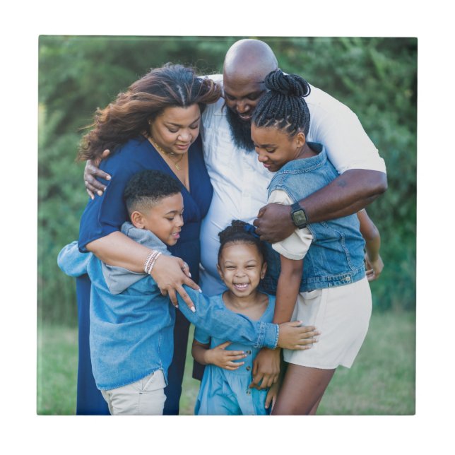 Azulejo Personalized Custom Your Own Photo Ceramic Tile (Frente)