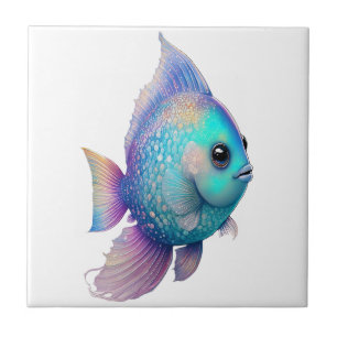 Azulejo Pescado de colores cristalinos