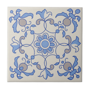 Azulejo Petal Whimsy