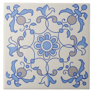 Azulejo Petal Whimsy