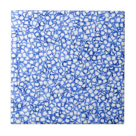 Azulejo Petales azules generados por computadora