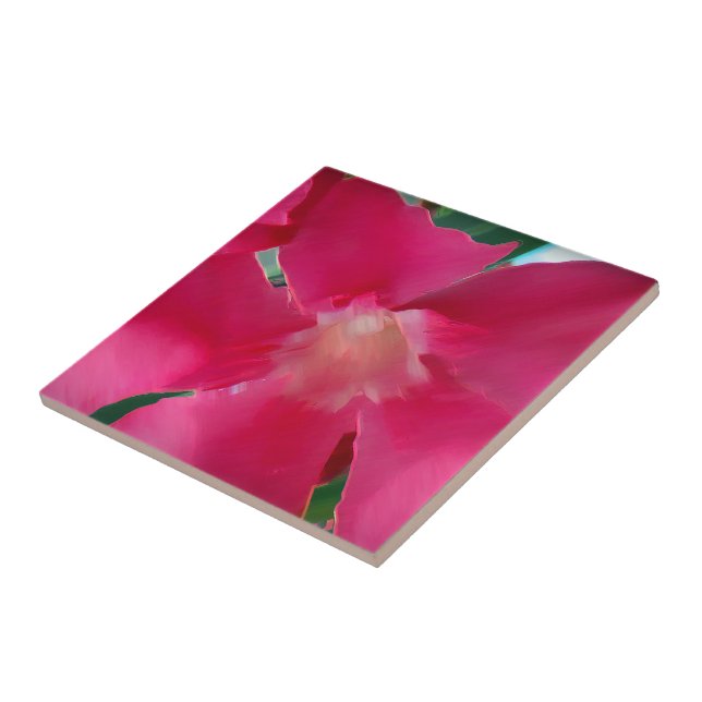 Azulejo Pétalos de flor rosa (Lado)