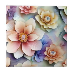 Azulejo Pétalos de flores adorables