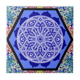 Azulejo Pétalos de Magen David