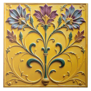 Azulejo Pétalos en el Sol