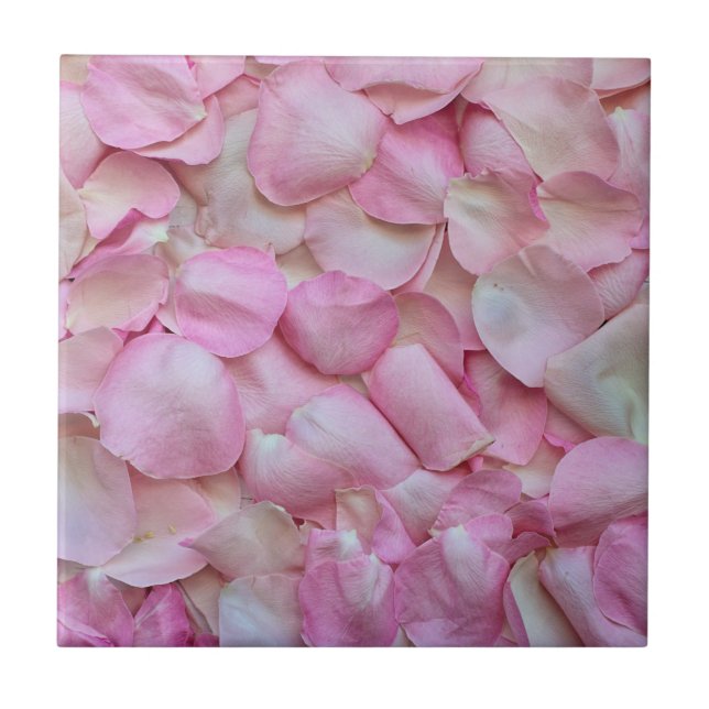 Azulejo Pétalos rosa rosados (Frente)