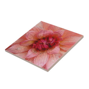 Azulejo pétalos rosados