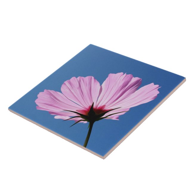 Azulejo Pétalos rosados (Lado)