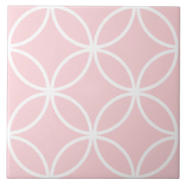 Azulejo Pétalos rosados y blancos milenarios rodean un dia