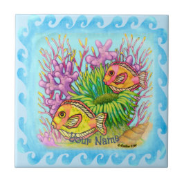 Azulejo Pez de buceo 