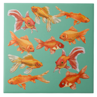 Azulejo Pez dorado