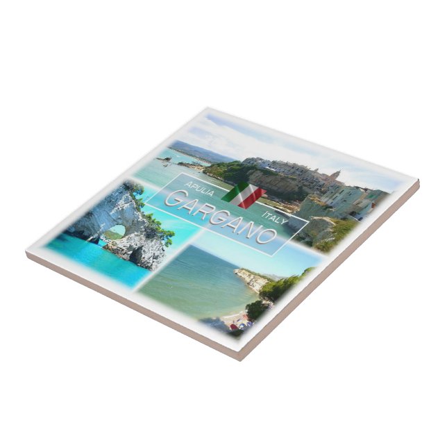 Azulejo PGL012 GARGANO, VIESTE, Apulia, Italia, (Lado)