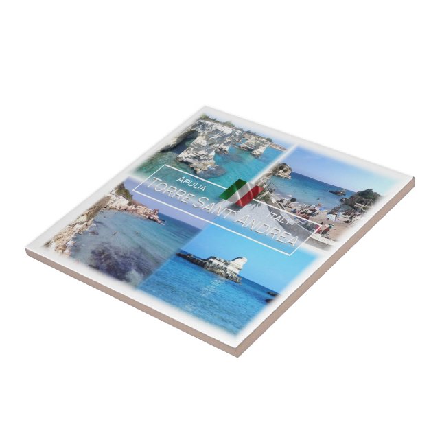 Azulejo PGL014 TORRE SANT'ANDREA, SALENTO, Apulia, (Lado)