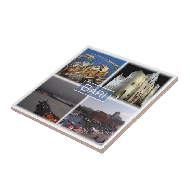 Azulejo PGL023 BARI, Apulia, Italia, Europa, (Lado)