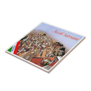 Azulejo PGL040 ASCOLI SATRIANO, Apulia, Italia,