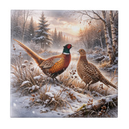 Azulejo Pheasant 