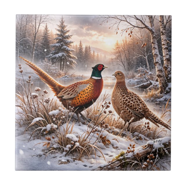 Azulejo Pheasant  (Frente)