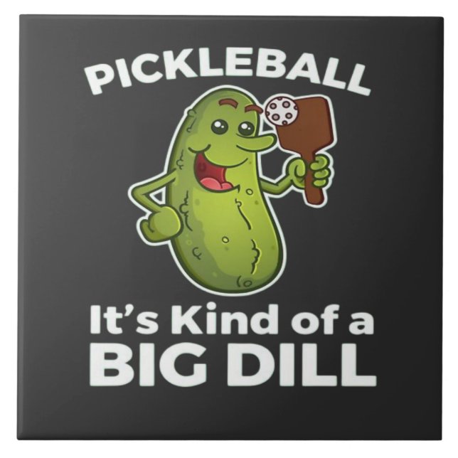 Azulejo Pickleball Algo así como un gran dilema (Frente)