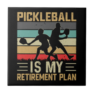 Azulejo Pickleball Es Mi Plan De Jubilación Divertido Pick