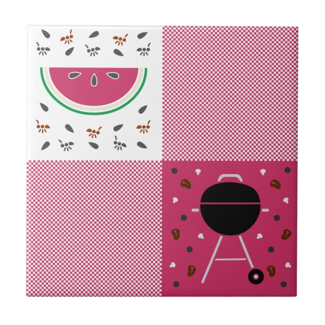 Azulejo Picnic De Verano (Frente)