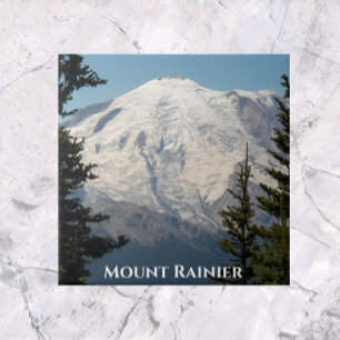 Azulejo Pico de montaña en cascada de Mount Rainier