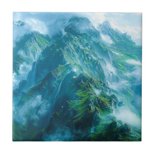 Azulejo Picos de montaña