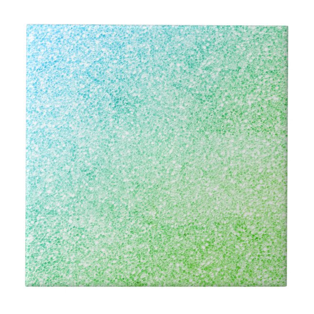 Azulejo Piedra de granito verde azul y blanco - Única (Frente)