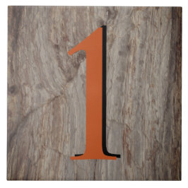 Azulejo Piedra gris en la casa de resplandor de cobre núme