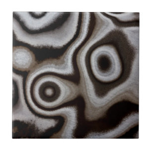 Azulejo Piedra Jasper en blanco y negro