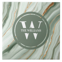 Azulejo Piedra Verde azulada verde de mosaico verde claro