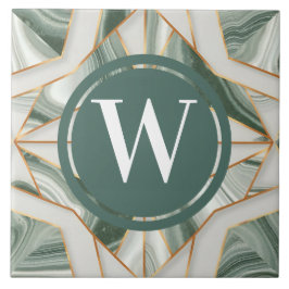 Azulejo Piedra Verde azulada verde de mosaico verde claro