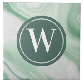 Azulejo Piedra Verde azulada verde de mosaico verde claro