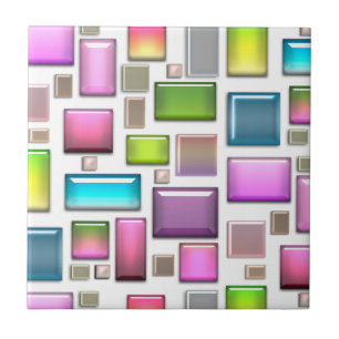 Azulejo Piedras preciosas y madre de perlas