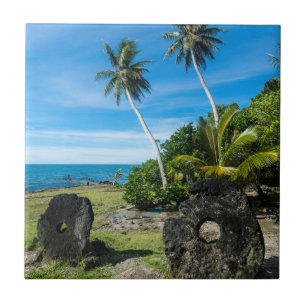 Azulejo Piedras Rai En La Isla Yap