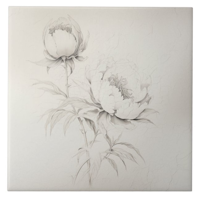 Azulejo Piel decorativa botánica 4 (Frente)