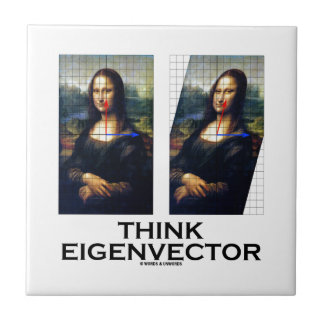 Azulejo Piense el vector propio (Mona Lisa restaurada)
