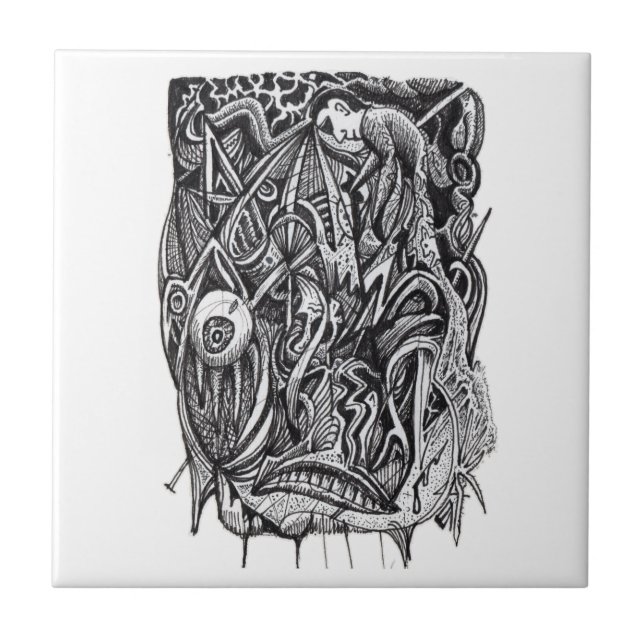 Azulejo Pierced, por Brian Benson (Frente)